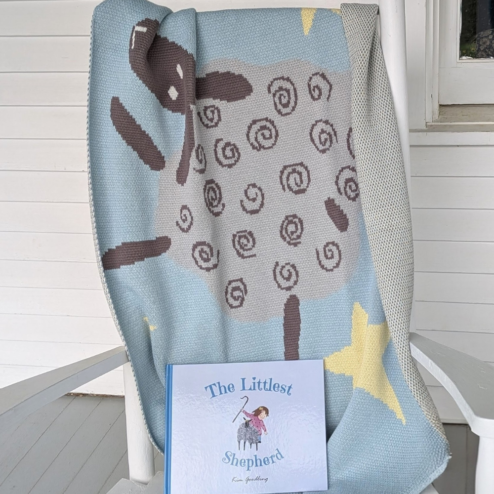 lamb blalnket and picture book